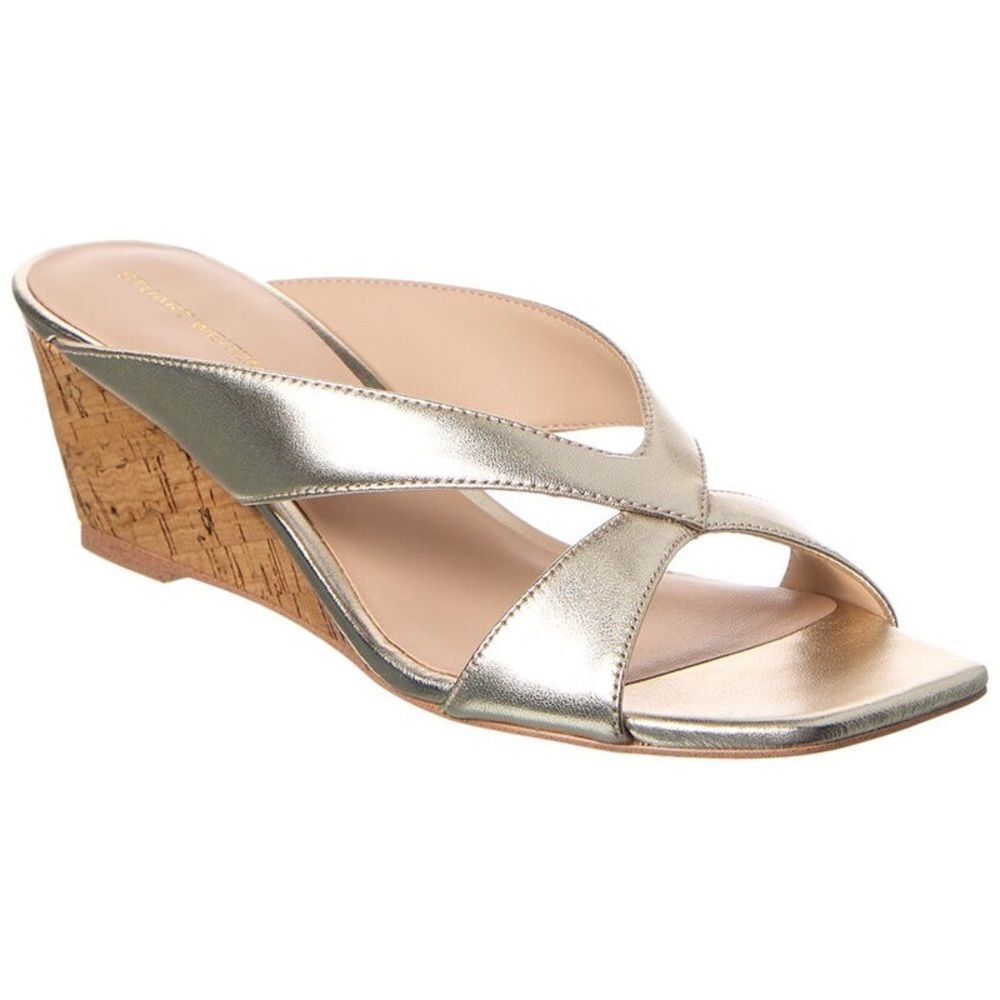 Stuart Weitzman | MIAMI 50 LEATHER WEDGE SANDAL